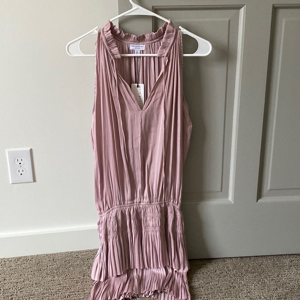 Current Air Smocked Drop Waist Dress